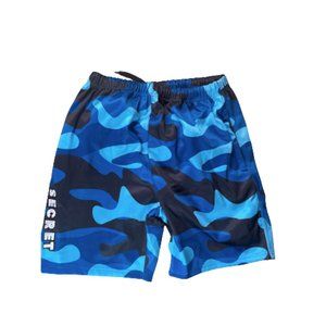 Secret Scientist Camo Jersey Shorts (Blue Camo)(3XL)
